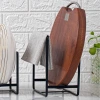 Simple ironwork multi-functional desktop storage rack, kitchen countertop, tableware rack, universal organization rack for bowls, plates and cutting boards Application Scenario